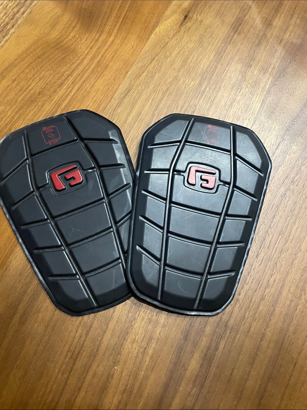 G-Form Black Protective Knee/Elbow Pads with Red Logo
